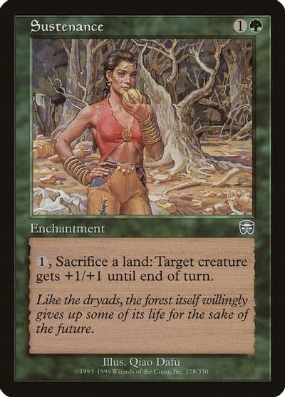 Sustenance Mercadian Masques Magic card