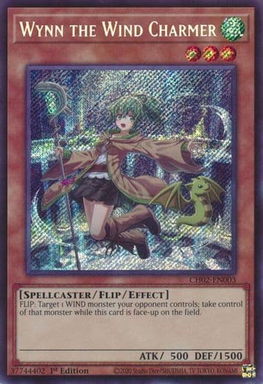 Wynn the Wind Charmer THE CHRONICLES DECK: Spirit Charmers (All-Foil Edition) Yu-Gi-Oh! card