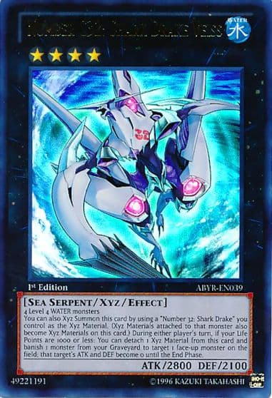 Number C32 Shark Drake Veiss Abyss Rising Yu-Gi-Oh! card