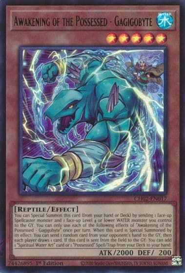 Awakening of the Possessed Gagigobyte THE CHRONICLES DECK: Spirit Charmers (All-Foil Edition) Yu-Gi-Oh! card