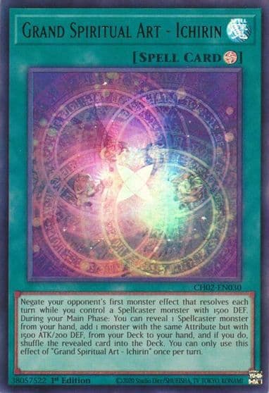 Grand Spiritual Art Ichirin THE CHRONICLES DECK: Spirit Charmers (All-Foil Edition) Yu-Gi-Oh! card