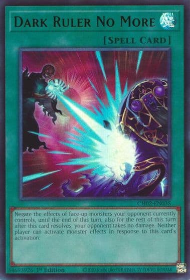 Dark Ruler No More THE CHRONICLES DECK: Spirit Charmers (All-Foil Edition) Yu-Gi-Oh! card