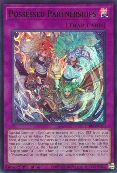 Possessed Partnerships THE CHRONICLES DECK: Spirit Charmers (All-Foil Edition) Yu-Gi-Oh! card