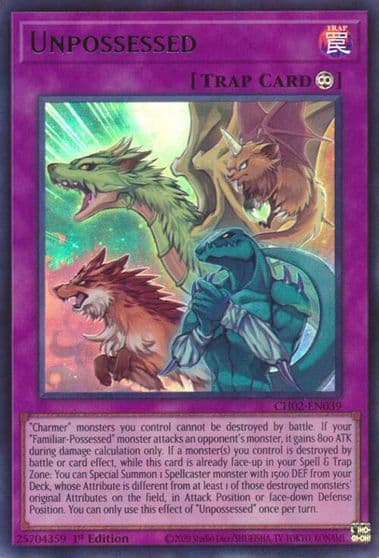 Unpossessed THE CHRONICLES DECK: Spirit Charmers (All-Foil Edition) Yu-Gi-Oh! card