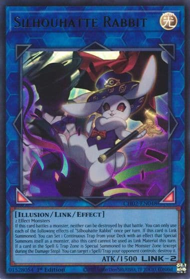 Silhouhatte Rabbit THE CHRONICLES DECK: Spirit Charmers (All-Foil Edition) Yu-Gi-Oh! card
