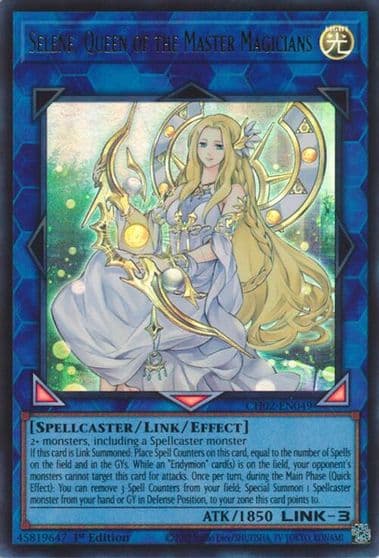Selene Queen of the Master Magicians THE CHRONICLES DECK: Spirit Charmers (All-Foil Edition) Yu-Gi-Oh! card