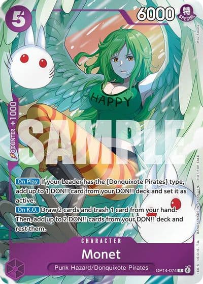 Monet Dash Pack The Azure Sea's Seven One Piece card