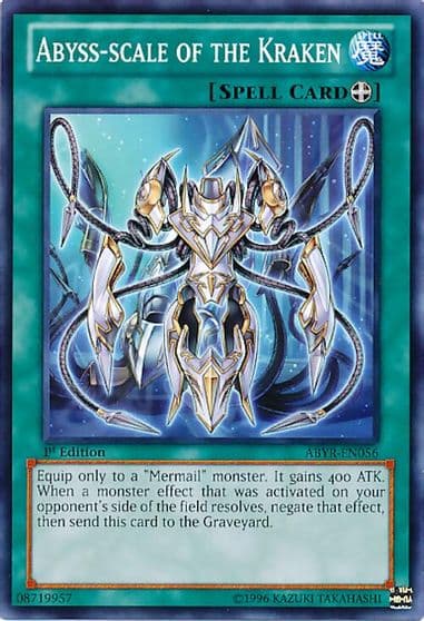 Abyss scale of the Kraken Abyss Rising Yu-Gi-Oh! card