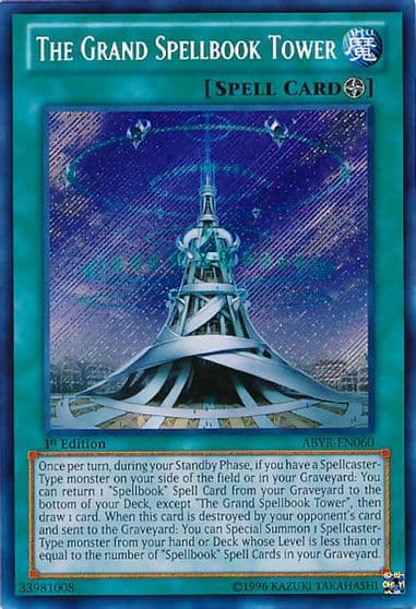 The Grand Spellbook Tower Abyss Rising Yu-Gi-Oh! card