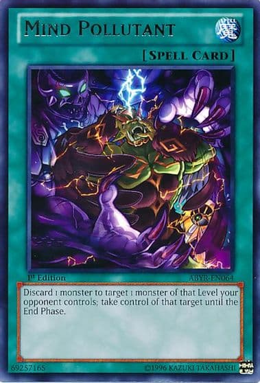Mind Pollutant Abyss Rising Yu-Gi-Oh! card