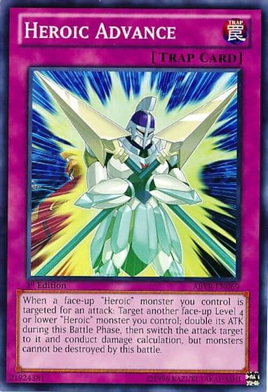 Heroic Advance Abyss Rising Yu-Gi-Oh! card