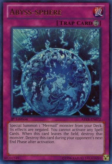 Abyss sphere Abyss Rising Yu-Gi-Oh! card