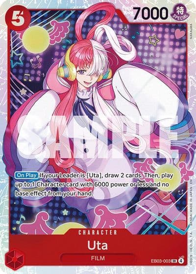Uta 003 Extra Booster: One Piece Heroines Edition One Piece card