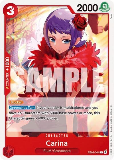Carina Extra Booster: One Piece Heroines Edition One Piece card