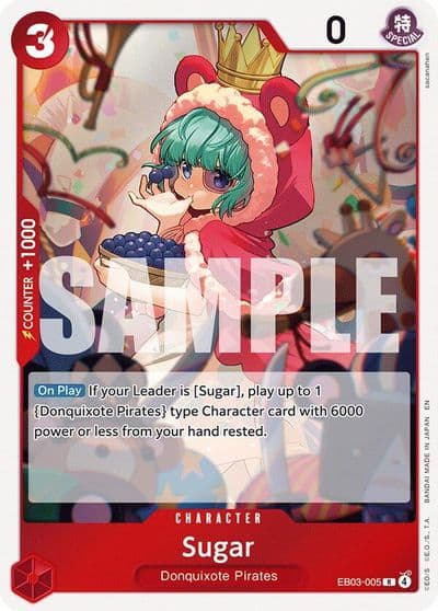 Sugar Extra Booster: One Piece Heroines Edition One Piece card