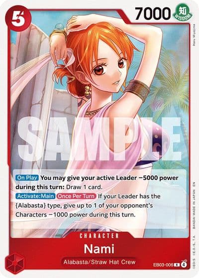 Nami 006 Extra Booster: One Piece Heroines Edition One Piece card