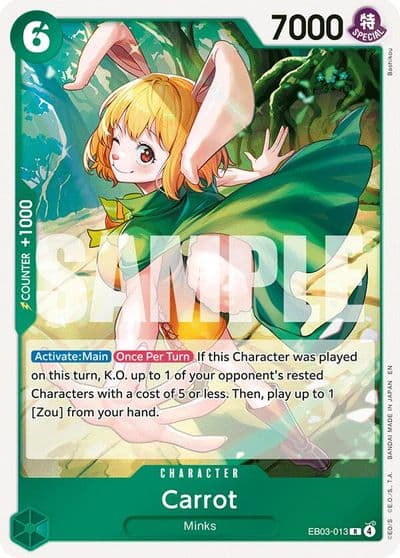 Carrot Extra Booster: One Piece Heroines Edition One Piece card