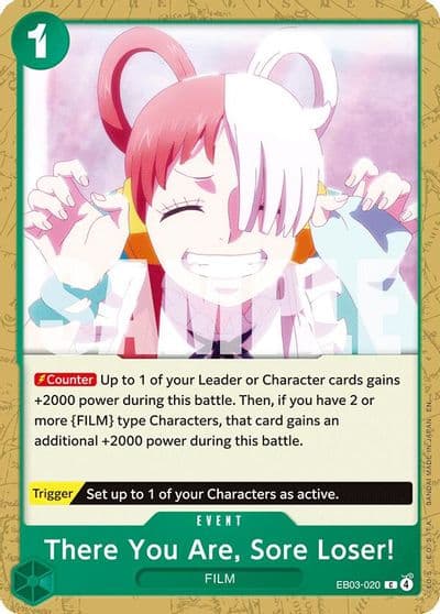 There You Are Sore Loser Extra Booster: One Piece Heroines Edition One Piece card
