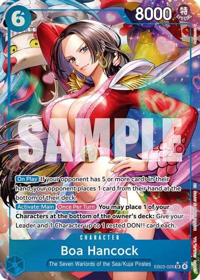 Boa Hancock Alternate Art Extra Booster: One Piece Heroines Edition One Piece card