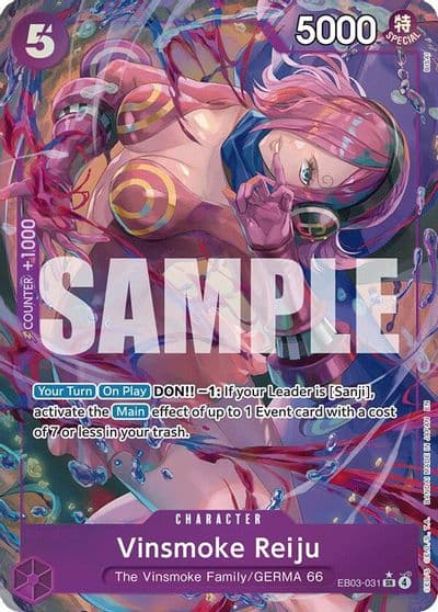 Vinsmoke Reiju Alternate Art Extra Booster: One Piece Heroines Edition One Piece card