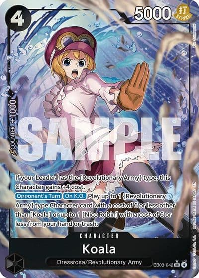 Koala Alternate Art Extra Booster: One Piece Heroines Edition One Piece card