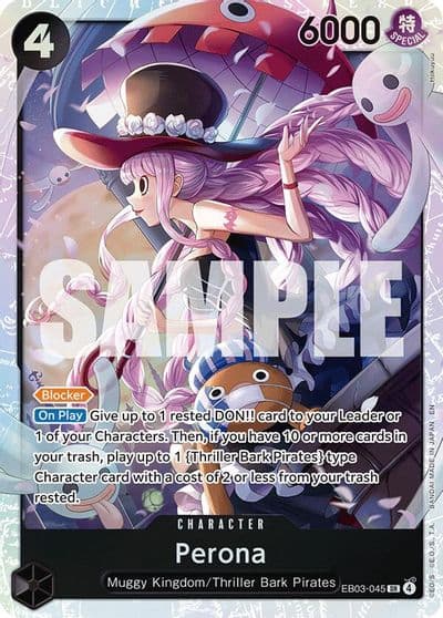 Perona 045 Extra Booster: One Piece Heroines Edition One Piece card