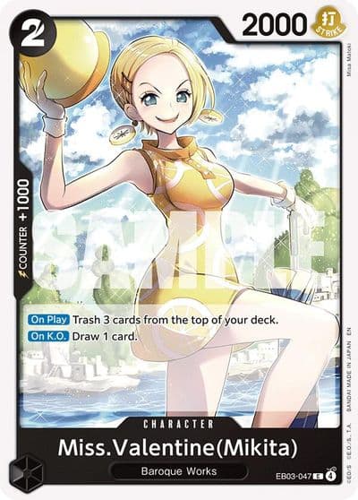 MissValentineMikita Extra Booster: One Piece Heroines Edition One Piece card