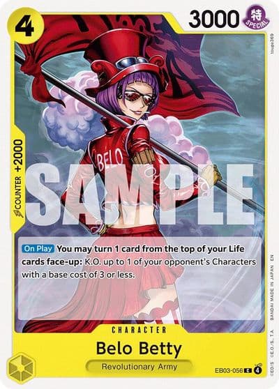 Belo Betty Extra Booster: One Piece Heroines Edition One Piece card