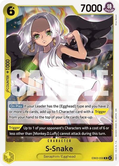 S Snake Extra Booster: One Piece Heroines Edition One Piece card