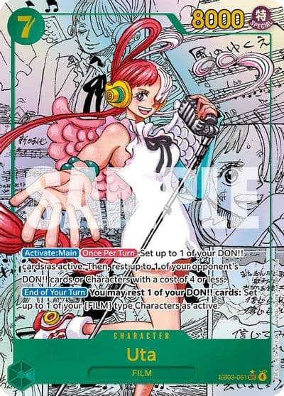 Uta 061 Manga Extra Booster: One Piece Heroines Edition One Piece card