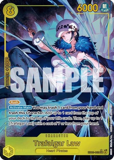 Trafalgar Law Alternate Art Extra Booster: One Piece Heroines Edition One Piece card