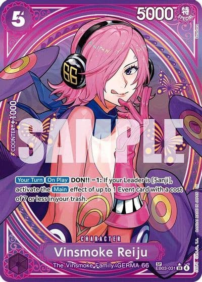 Vinsmoke Reiju SP Extra Booster: One Piece Heroines Edition One Piece card