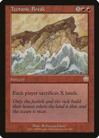 Tectonic Break Mercadian Masques Magic card