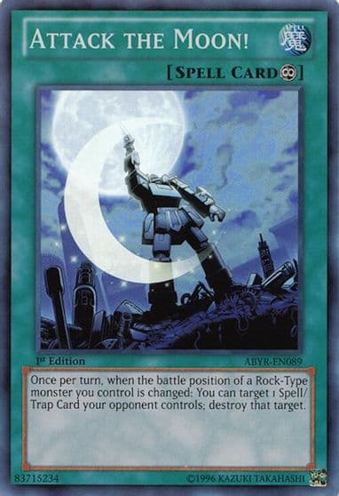 Attack the Moon Abyss Rising Yu-Gi-Oh! card