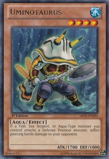 Uminotaurus Abyss Rising Yu-Gi-Oh! card