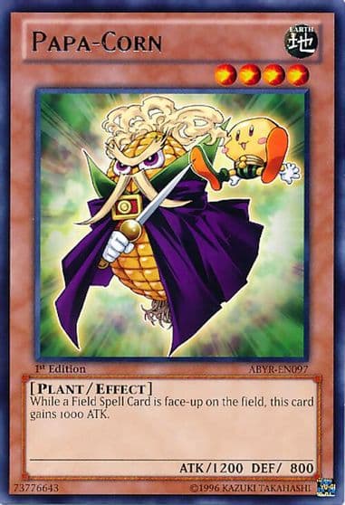 Papa Corn Abyss Rising Yu-Gi-Oh! card
