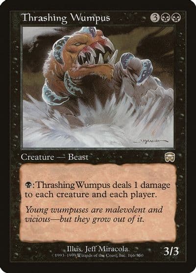Thrashing Wumpus Mercadian Masques Magic card