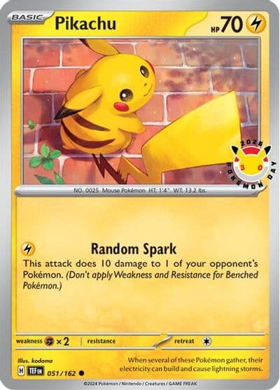 Pikachu (Pokemon Day 2026) Miscellaneous Cards & Products Pokemon card