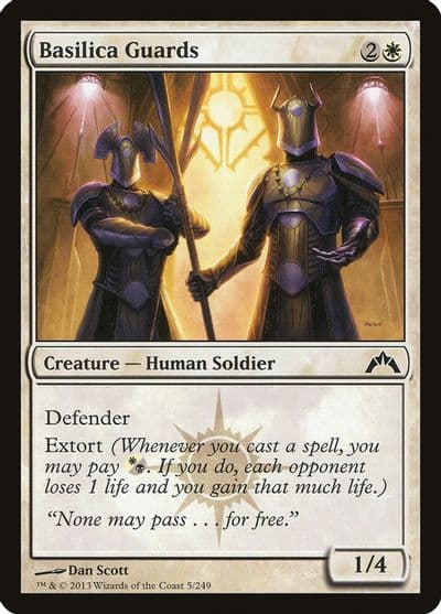 Basilica Guards Gatecrash Magic card