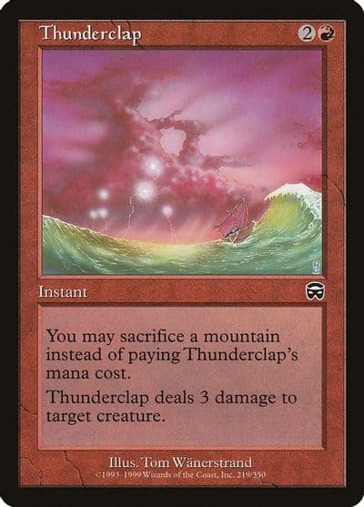 Thunderclap Mercadian Masques Magic card