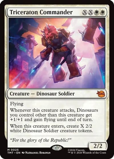 Triceraton Commander Teenage Mutant Ninja Turtles Magic card