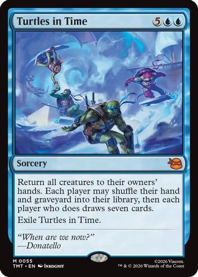 Turtles in Time Teenage Mutant Ninja Turtles Magic card