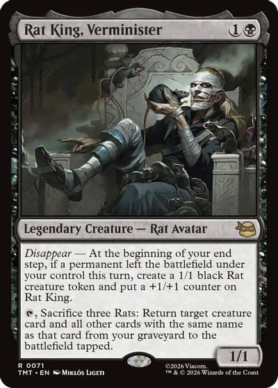 Rat King Verminister Teenage Mutant Ninja Turtles Magic card