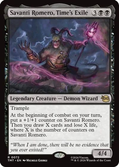 Savanti Romero Times Exile Teenage Mutant Ninja Turtles Magic card