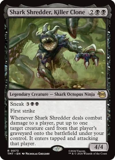 Shark Shredder Killer Clone Teenage Mutant Ninja Turtles Magic card