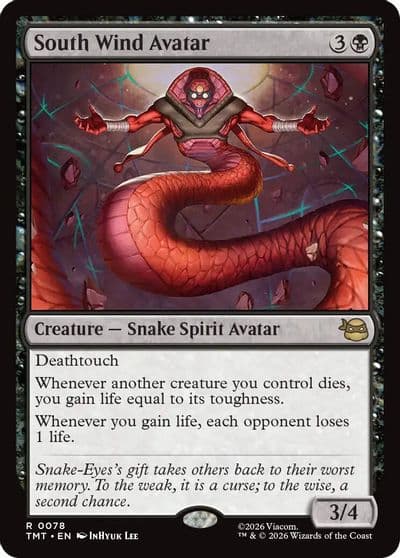 South Wind Avatar Teenage Mutant Ninja Turtles Magic card