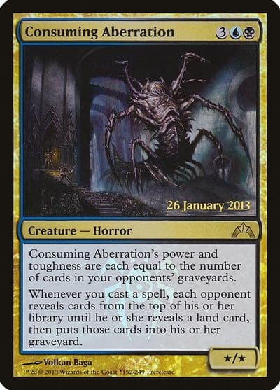 Consuming Aberration GTC Prerelease Cards Magic card