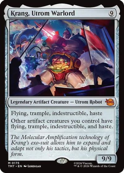 Krang Utrom Warlord Teenage Mutant Ninja Turtles Magic card