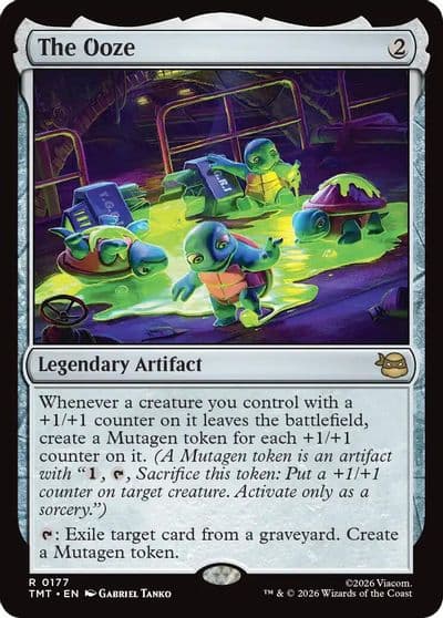 The Ooze Teenage Mutant Ninja Turtles Magic card
