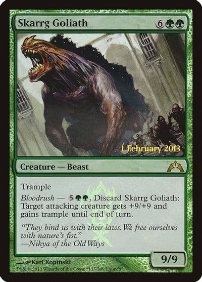 Skarrg Goliath Launch Party & Release Event Promos Magic card